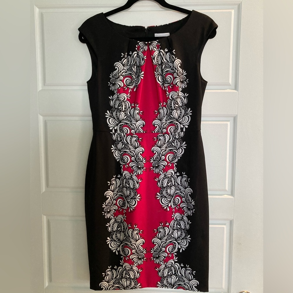 Fitted Dress w’ Back Pleat